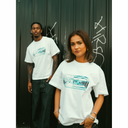 Corazon White Chrome Tee