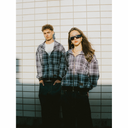 Corazon Static Shadow Waffle Zip Up