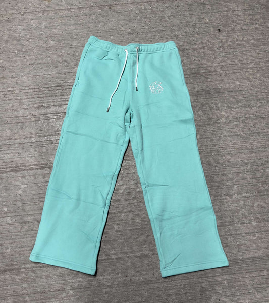 SWEATPANTS TURQUOISE GREEN