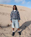 Raw Denim Jorts Light Blue