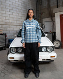 RHINESTONE FLANNEL BLUE