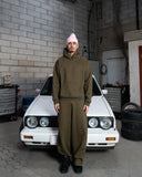 Cozy Hoodie Khaki Green