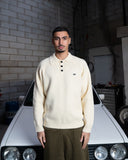 Knitted Polo Off White