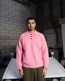 Knitted Polo Pink