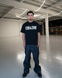 CORA-ZONE LOGO TEE BLACK