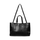 CORAZON BLACK CROC SIGNATURE BAG