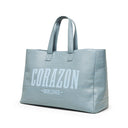 CORAZON BLUE CROC SIGNATURE BAG