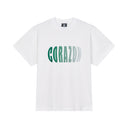 Faded Logo Tee White