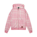 Corazon STATIC PINK WAFFLE ZIP UP
