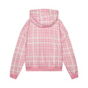 Corazon STATIC PINK WAFFLE ZIP UP