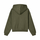 Cozy Zip Up Khaki Green