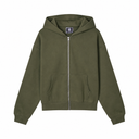 Cozy Zip Up Khaki Green