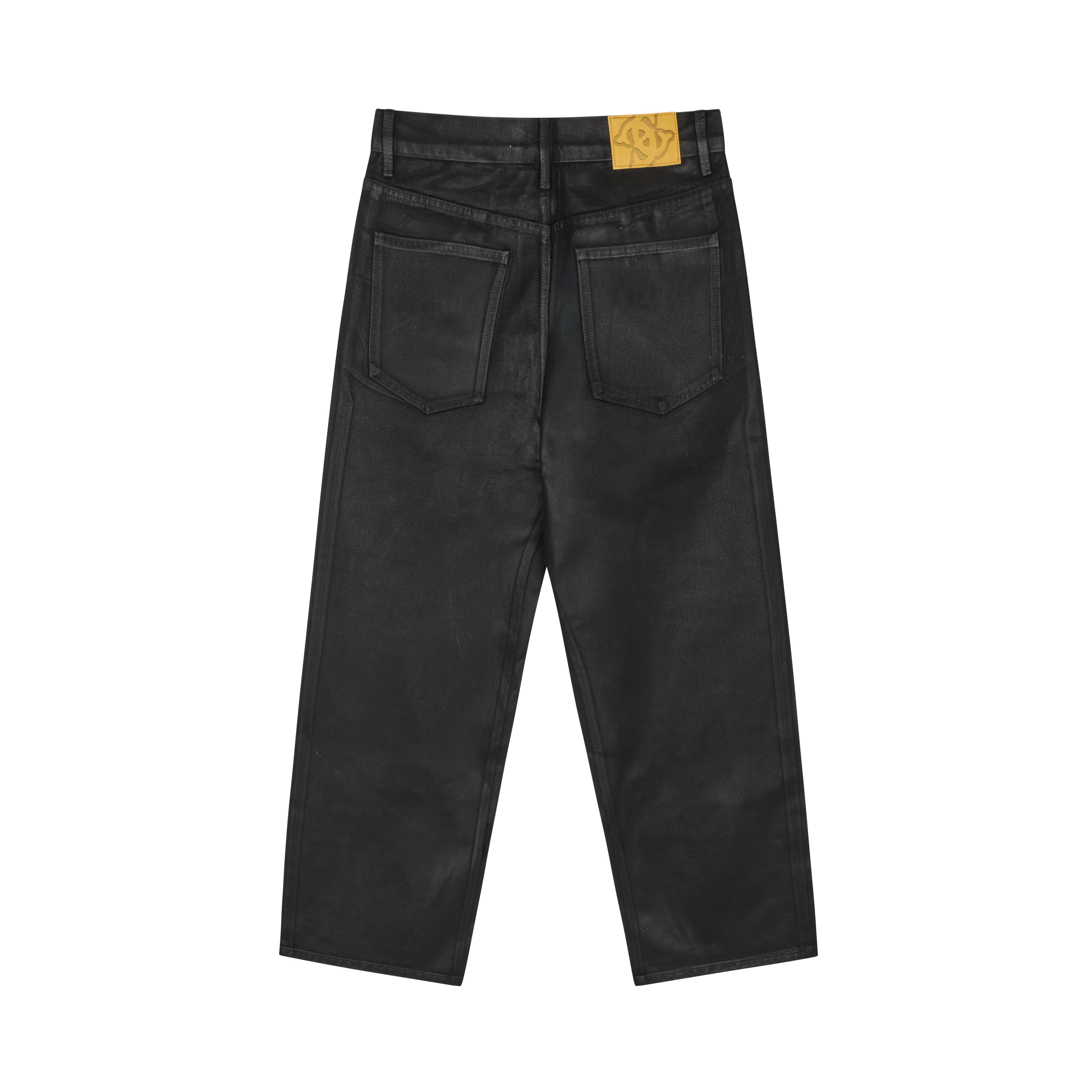 Waxed Denim Jeans Black – Corazon