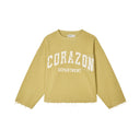 Distressed Knit Sweater Yellow