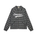 RHINESTONE FLANNEL BLACK