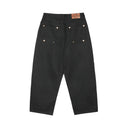 Raw Denim Jeans Black