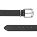Leather Belt Plain Black