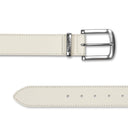 Leather Belt Plain White