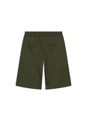 Cozy Sweat Shorts Khaki Green
