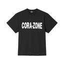CORA-ZONE LOGO TEE BLACK
