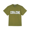 CORA-ZONE LOGO TEE KHAKI