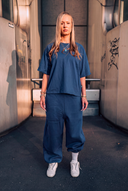 Cozy Cuffed Sweatpants Navy
