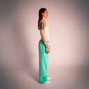 SWEATPANTS TURQUOISE GREEN